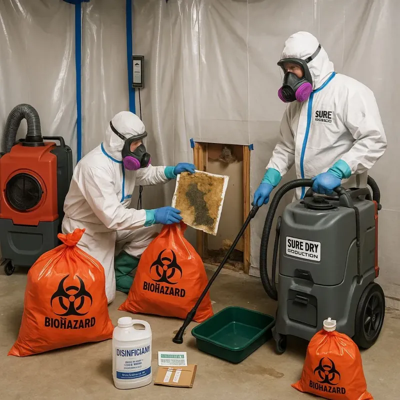 Contaminated Water Handling Protocols process in Johnston, SC