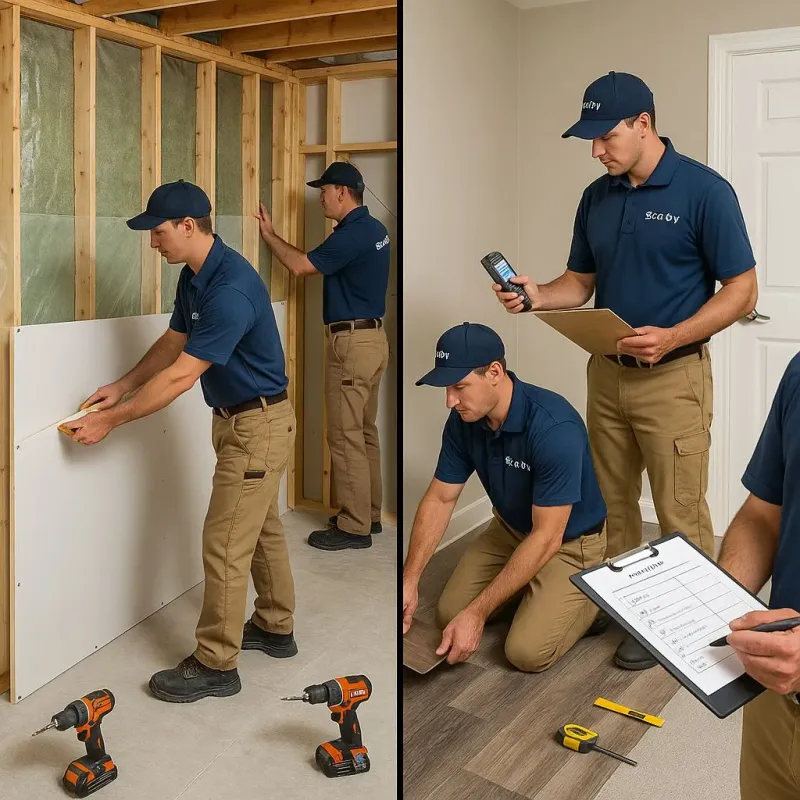 Repairs and Reconstruction process in Johnston, SC